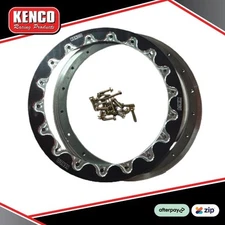 Kenco 13", 14", 15", 16", 17" Black Machined Aluminium Weld On Beadlock Kit