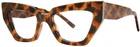 Vera Wang Zuma Mahogany Size 54 Eyeglasses