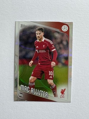 ALEXIS MAC ALLISTER RAINDROP TOPPS UEFA CLUB COMPETITIONS 2025-26