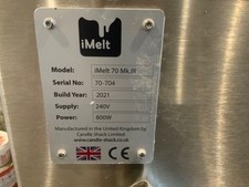 Candle Shack IMelt 70 Stainless Steel melting vat.