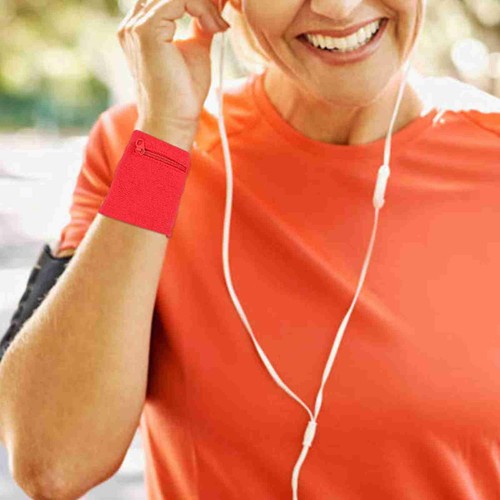 (red)A Sixx Good Elasticity Phone Holder Running Wrist Wallet For Running HM - Photo 16/22