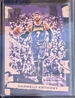 Carmelo Anthony 2021-22 Panini Court Kings #44 Violet /49  NBA Card - Bild 1 von 2