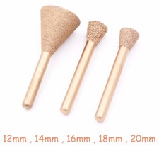 Brazing Diamond Burr For Dremel Grinding Polish Bit 12mm-25mm 46 100