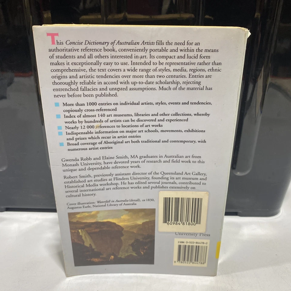 Concise Dictionary Of Australian Artists by Robb Gwenda Paperback Ex Library - Image 2 of 4