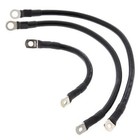 Battery Cable Kit for 1986 Harley Davidson Fxstc - 4-Gauge, Black