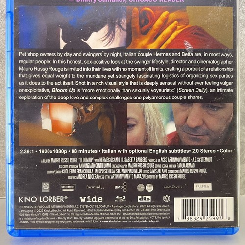Bloom Up: A Swinger Couple Story (2021) Blu-ray Documentary Kino Lorber - Picture 4 of 8