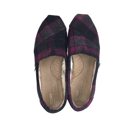 TOMS Womens Purple/Grey Comfortable House Slippers Shoes US sz 7.5 - Picture 4 of 11