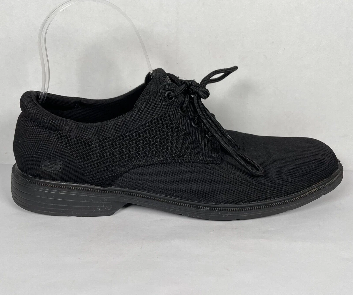 Skechers dress knit shoes mens cheap