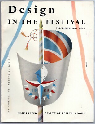 1951 Design in the Festival of Britain, Council of Industrial Design UK 132Seiten