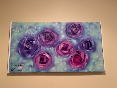 The Purple Roses,  Limited Edition 1/200-Ailee's Original Painting