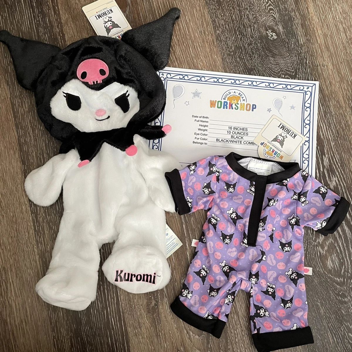 Build A Bear Sanrio Kuromi Sleeper Pajamas www.glwec.in