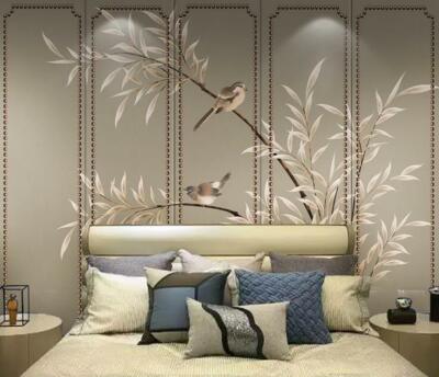 3D Branches Leaves ZHUA13562 Wallpaper Wall Murals Removable Self-adhesive Amy