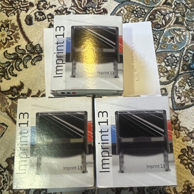 3x Aufdruck 13 personalisierte Stempel | 58 x 22 mm
