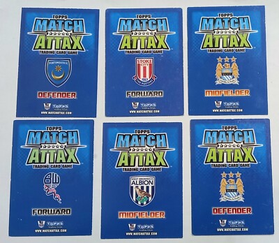 MATCH ATTAX 6 STAR SPIELERKARTEN AUS DER SAISON 2008/2009 BLAUE RÜCKSEITE