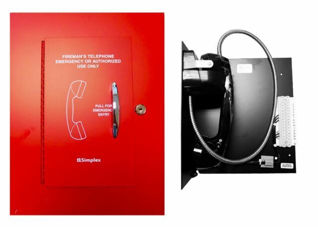 Simplex Firefighter Phone Assembly - Red (2084-9018) for sale online | eBay