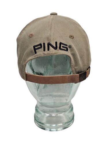 Vintage Ping Lexus Cars Mens Golf Hat Baseball Cap Adjustable Strapback Beige - Picture 5 of 9