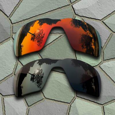 Orange&Grey Black Polarized Lenses Replacement For-Oakley