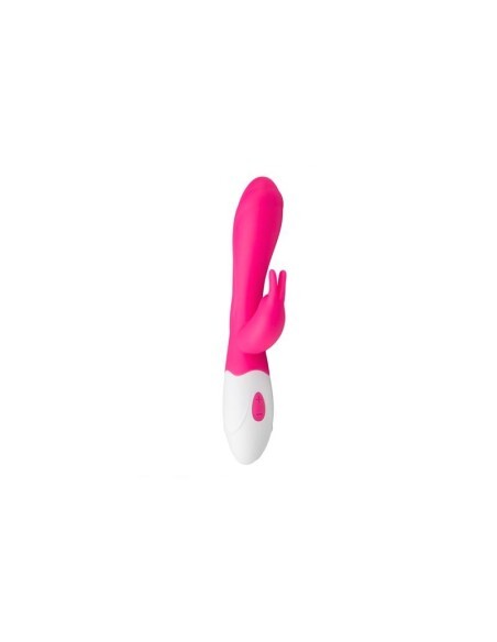 Vibrador Conejito Recargable De Easytoys - Rosa / Blanco En Oferta Ascella Vibrador 10 Funciones Rosa