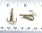 50 Gerry's Tackle 2X Strength Bronze Dough Bait Treble Fish Hooks Size 6