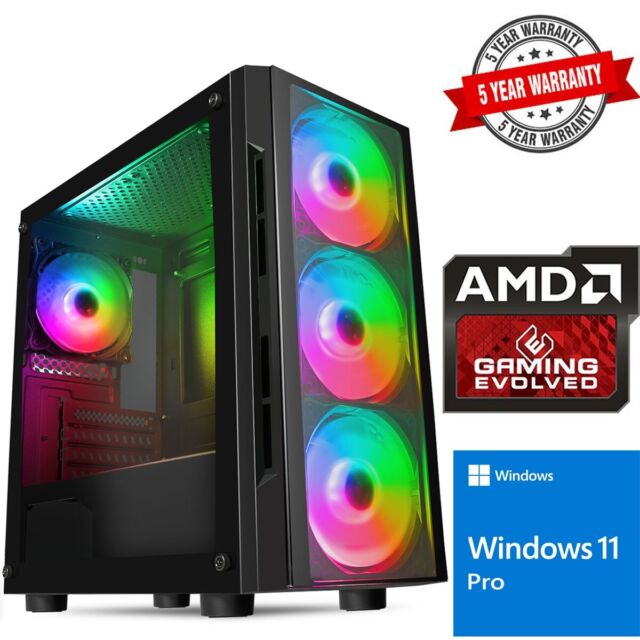 AMD Athlon 4 Thread 32GB 240GB SSD School PC Home Office Computer Windows 11 F