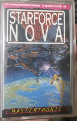 Starforce Nova (1987)  Commodore 16 116 +4 (Tape, Manual, Box) works 8-bit