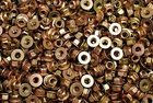 (150) Toplock Flange Nuts 3/8-16 Grade G Yellow Zinc All Metal Locking Nut 8/G