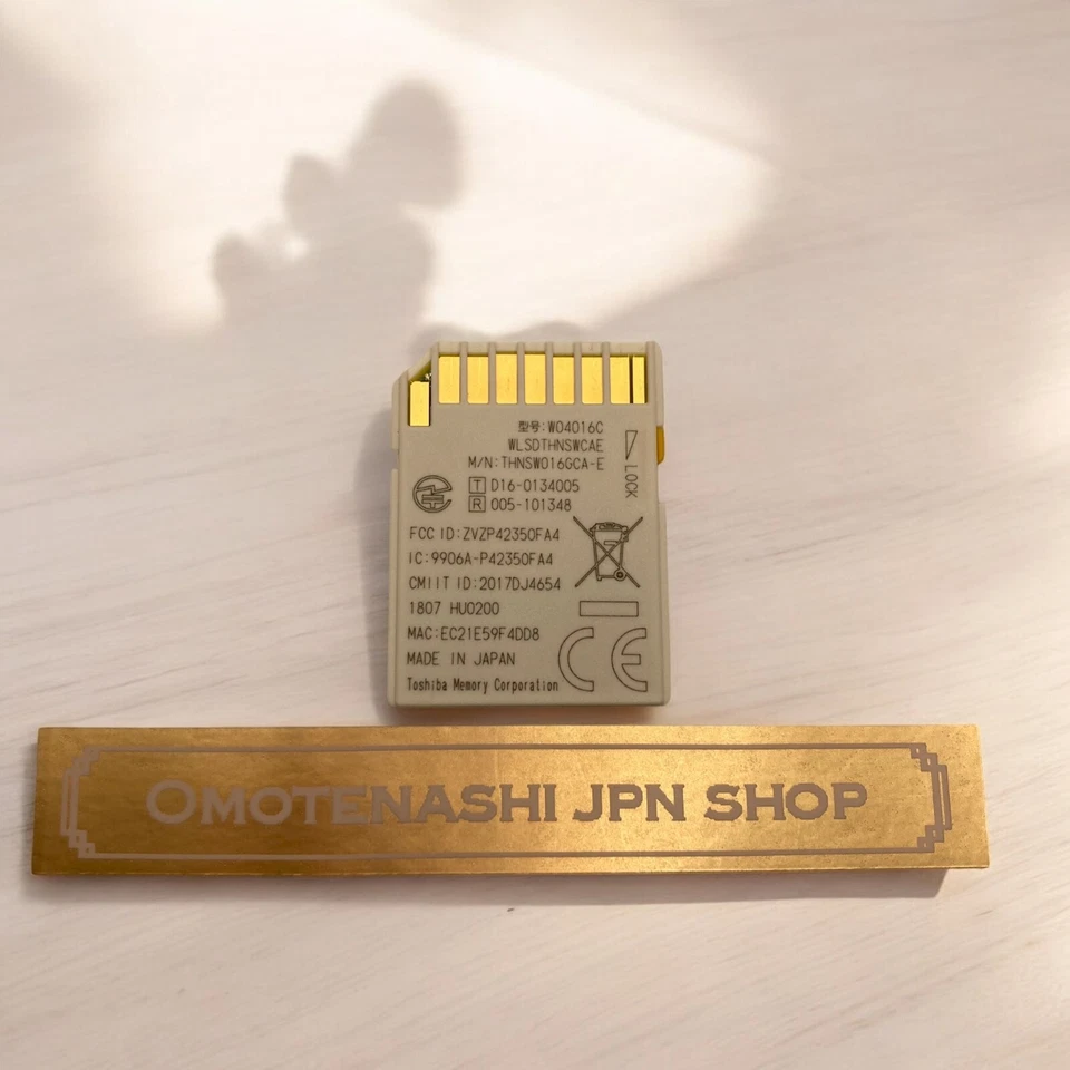 TOSHIBA FlashAir W-04 16GB Class10 UHS-1Flash Air SD-UWA016 Wireless Memory Card - Image 4 of 4