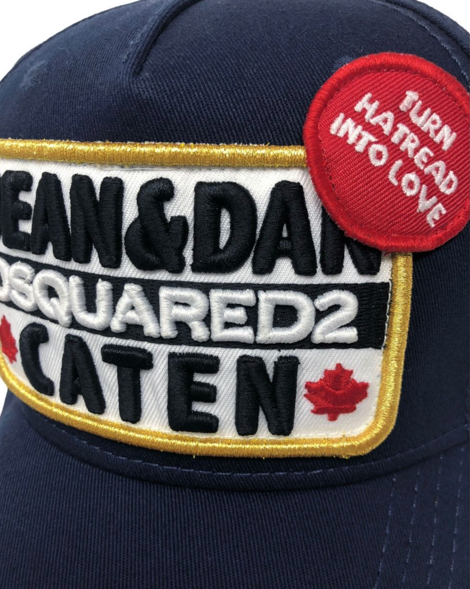 Dsquared2 Power Twins Patch Logo Baseball Cap Icon Cap Baseball