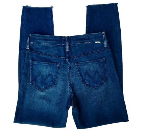 Mother Jeans High Waisted Looker Ankle Fray Denim Jeans Size 25 Tougue and Chic - 第 11/17 張圖片