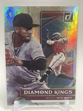 2022 Donruss Diamond Kings 30 Ketel Marte Silver Foil Voltage /25