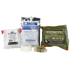 North American Rescue Individual Aid Kit NAR Compact First Aid Kit 85-0404