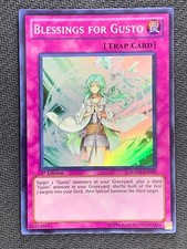 Blessings For Gusto HA05-EN059 Super Rare 1st Edition Yugioh Card 