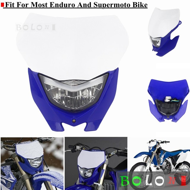 Motocross Headlight Lamp Universal 12V For Yamaha WR250R WR250X WR250F