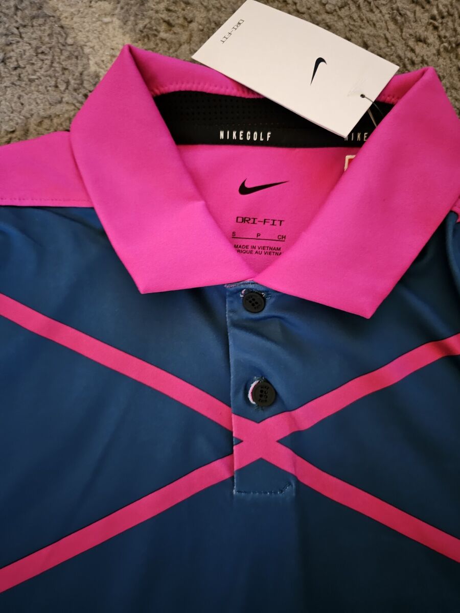 Nike Dri-FIT Vapor Argyle Blue Golf Polo Shirt DH0609-621 Nike Dri-FIT Vapor Argyle Blue Golf Polo Shirt DH0609-621