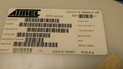 (2 PCS) AT25128-10UI-2.7 ATMEL IC EEPROM 128K SPI 3MHZ 8DBGA