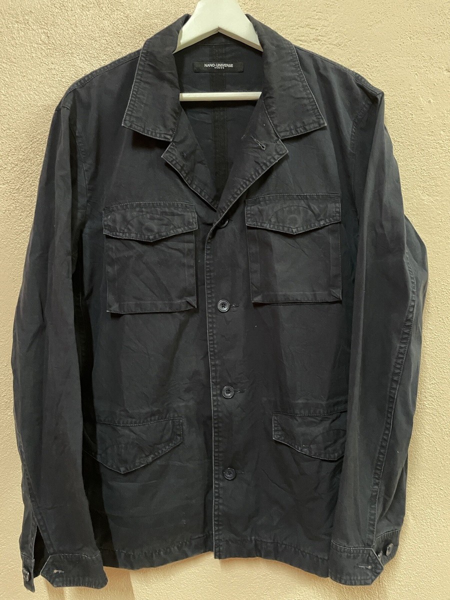 Nano Universe Tokyo Japan Trench Jacket Workwear Style