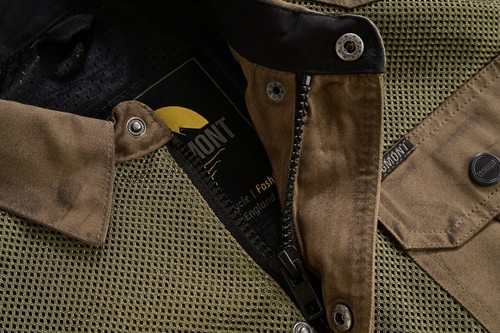 Mens Protective Mesh Motorcycle Shirt Made with Kevlar Biker Jacket CE Armour - Picture 43 of 57