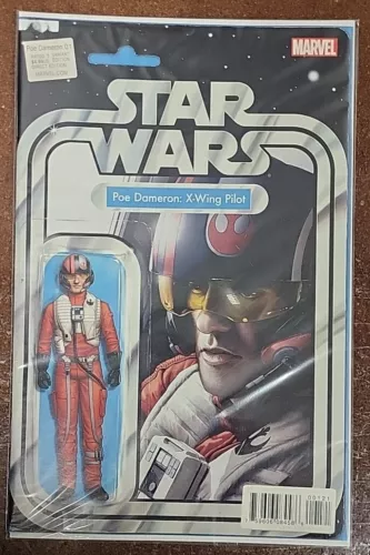 Star Wars Poe Dameron #01 Action Figure variant (X-wing Pilot) Marvel comic
