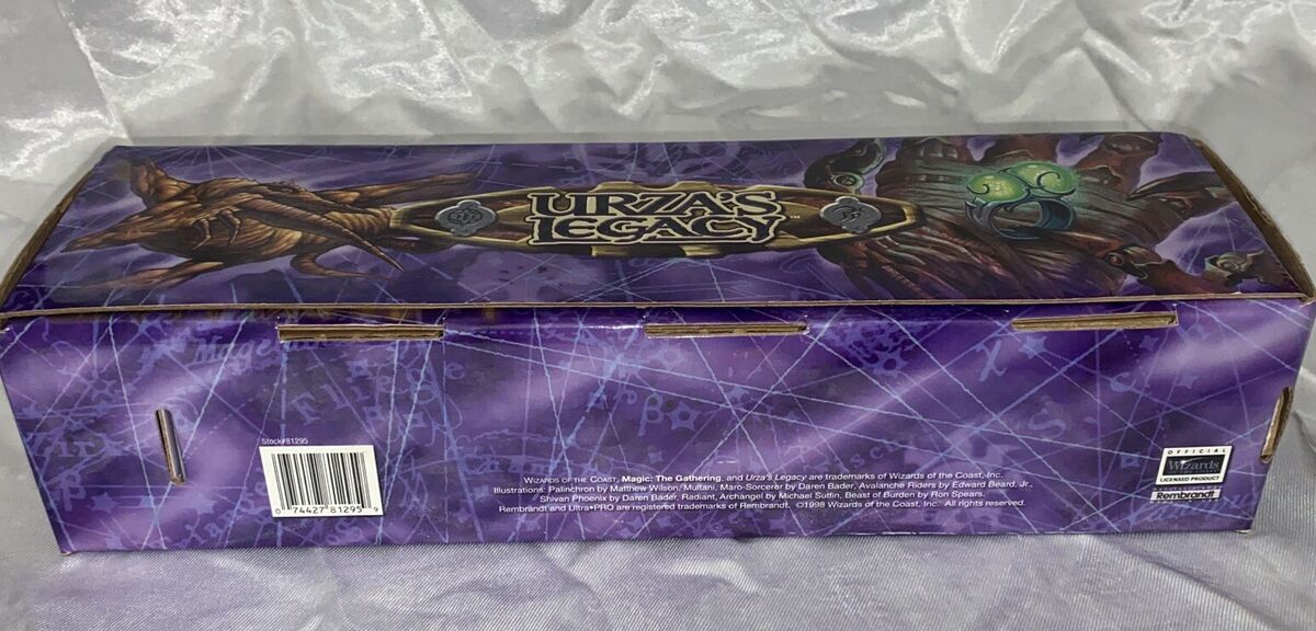 Vintage MTG Urza's Legacy Storage Box/Magic the Gathering Vintage MTG Urza's Legacy Storage Box/Magic the Gathering