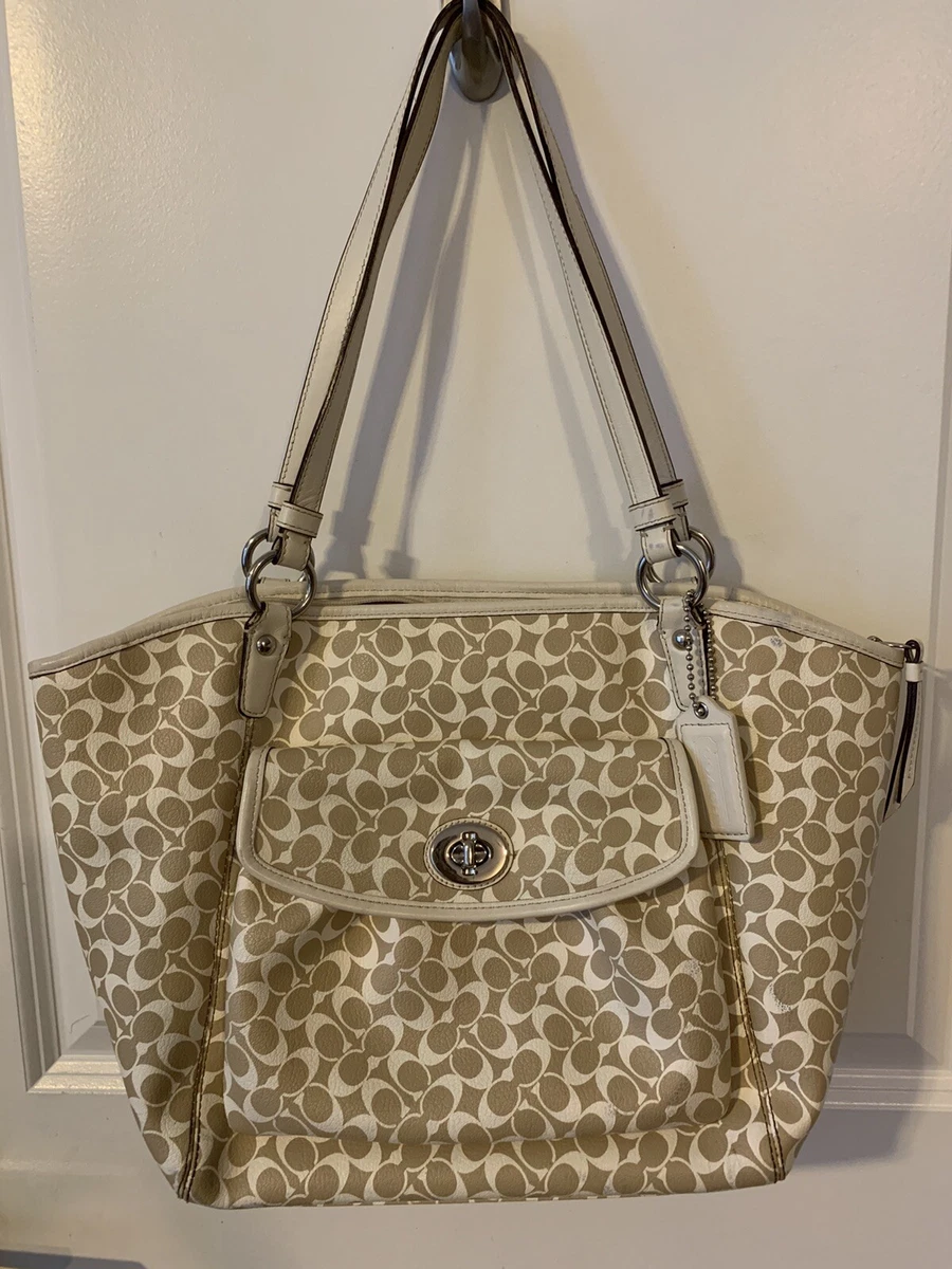 Coach Signature Chelsea Lea Medium Shoulder Tote Bag C1093-F15135 | eBay
