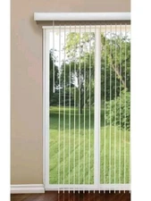  VERTICAL WINDOW BLIND Shades Cordless Patio Sliding Glass Door 78x84 Local Only