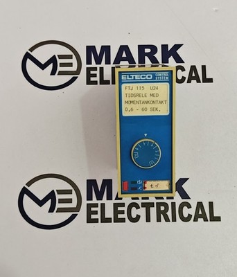 ELTECO FTJ115 TIMER TIMING 0.6S-60S VOLTAGE 24VAC/DC FAST SHIPPING