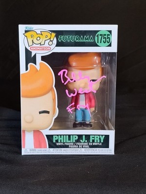 Futurama (Philip J. Fry) Billy West Signed Funko Pop! #1755