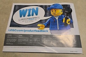 Retired Lego Technic 42068 Airport Rescue Vehicle Fire Truck w Manual No Box