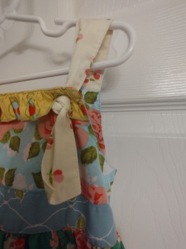 Matilda Jane Strawberry Fields Tunic Knot Top W/ Pockets Ties n Bow Girls Size 6 - Picture 7 of 24