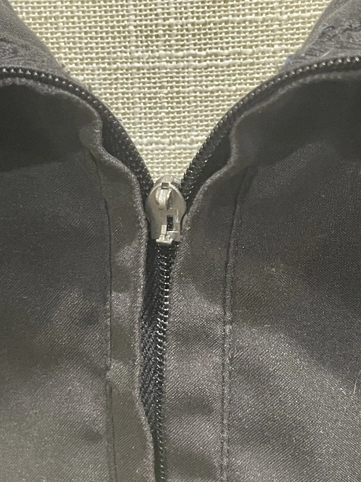 Ralph Lauren Polo Golf Lluvia Chaqueta Para Hombres L Negra 1/4 Cremallera Malla Forrada Manga Larga Foto 3 de 4