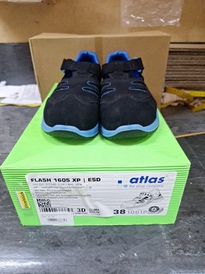 Atlas Flash 1605 XP ESD Sicherheitsschuhe S1P Klettverschluss Gr. 38