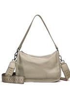 Genuine leather crossbody bag womens