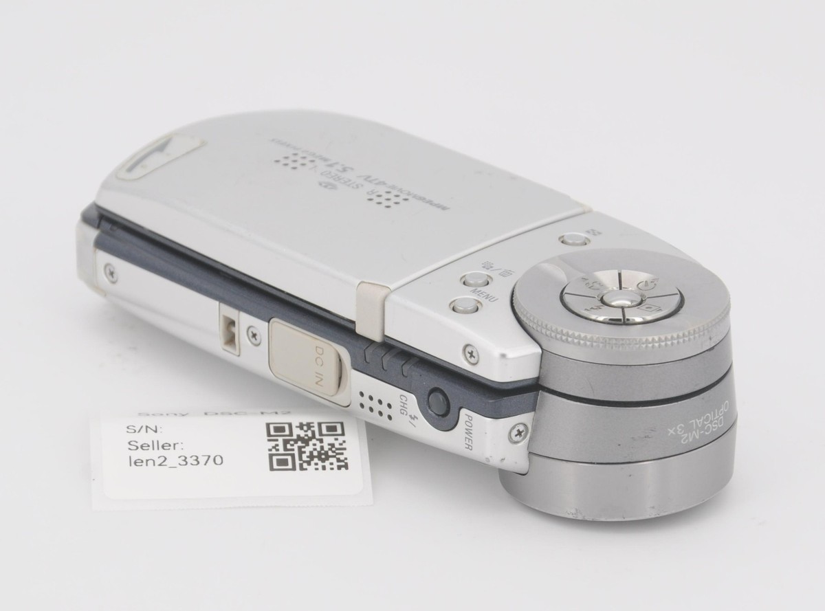Sony Cyber-shot DSC-M2 5.1MP Digital Camera - Silver for sale
