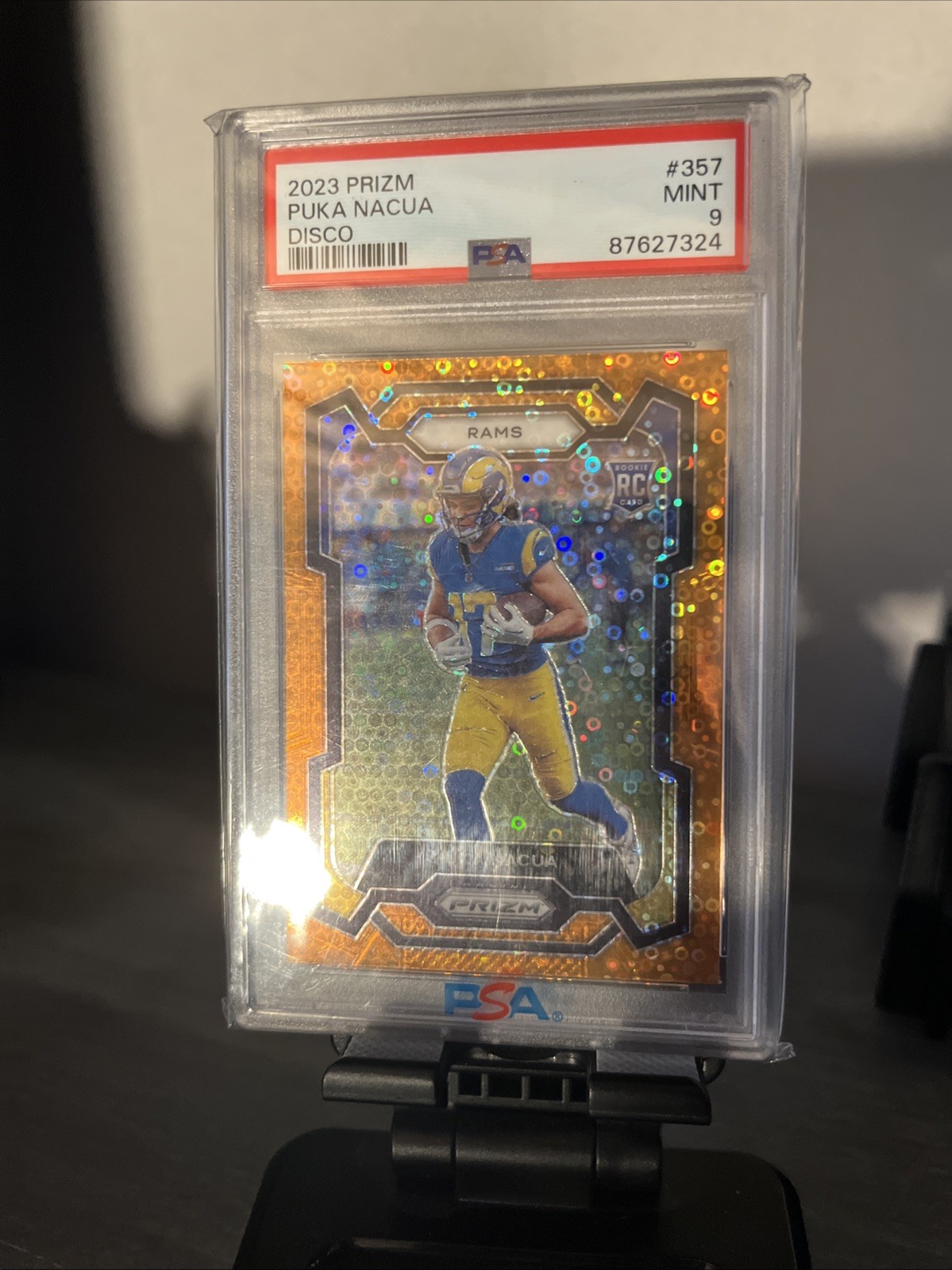 2023 Panini Prizm - Rookies Puka Nacua #357 Disco Prizm (RC)